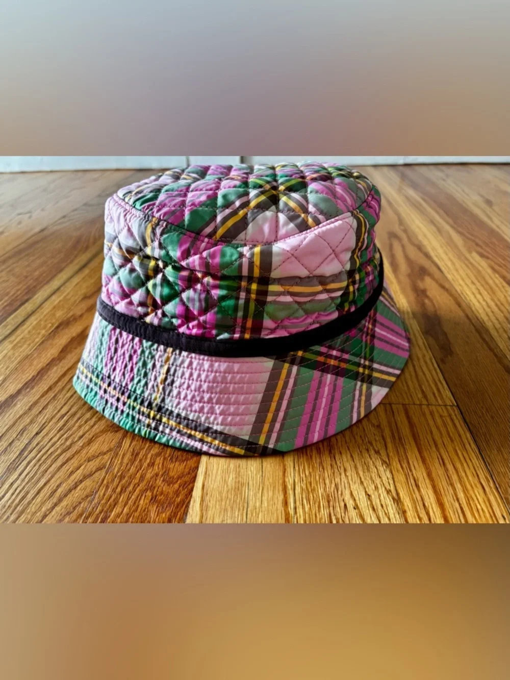 Lands End quilted bucket